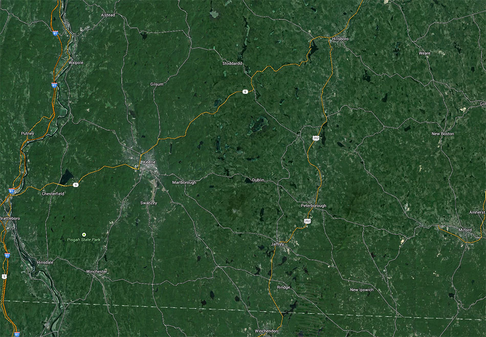 Monadnock Aerial Map